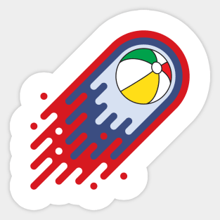 Beach ball Sticker